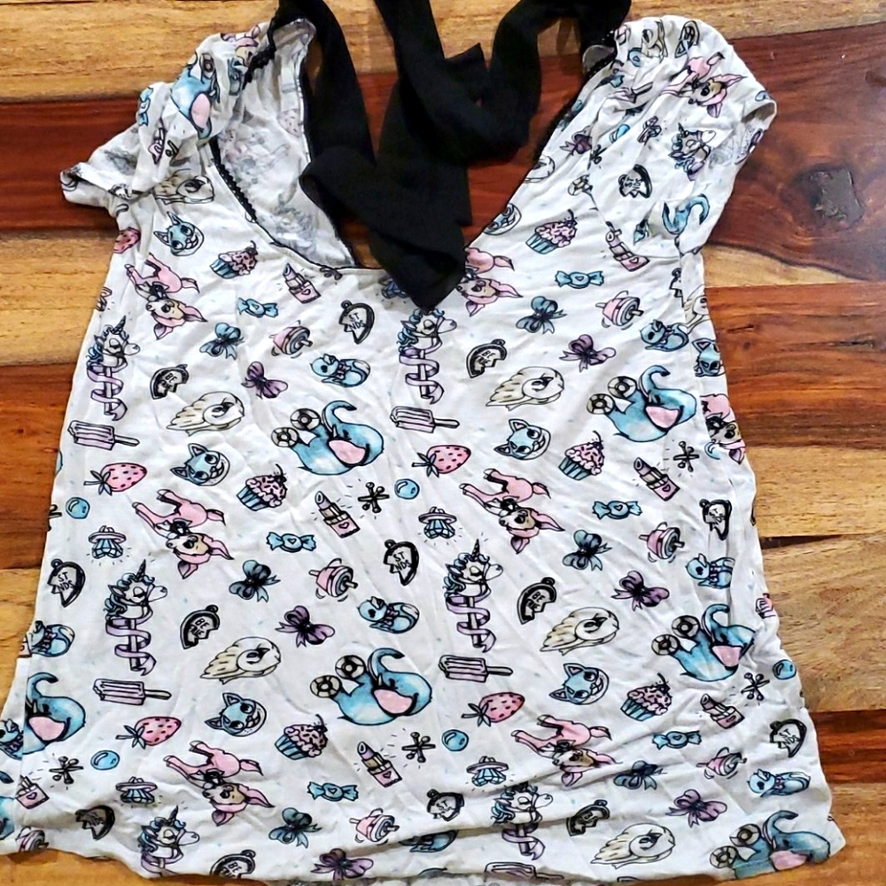 Off The Shoulder ribbon Melanie Martinez top
